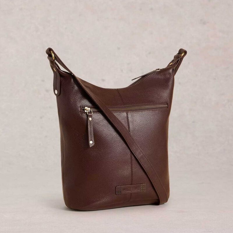 White Stuff Fern Leather Crossbody image number 7